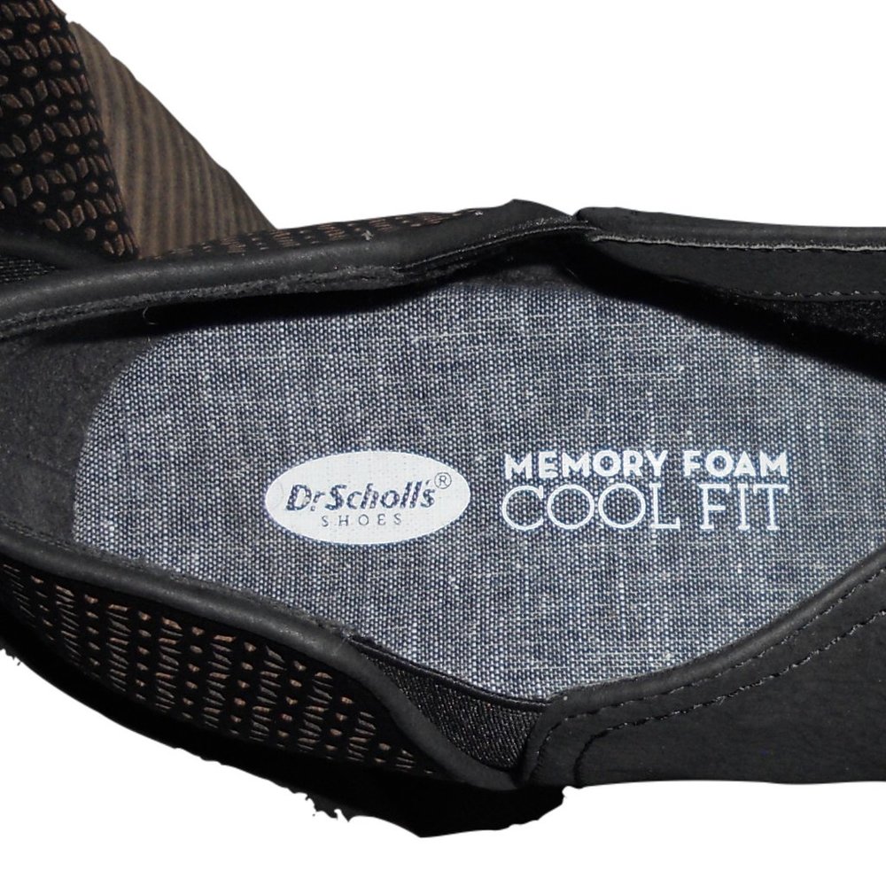 Most comfortable Dr. Scholls 8 1/2M Harlow Blk Wedge Booties - Picture 5 of 7